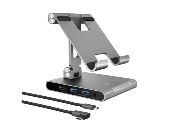 j5create JTS224-N Monikulmainen teline ja telakointiasema iPad Pro®:lle, Tablettiteline, Harmaa, 32,8 cm (12.9"), 1,5 kg, Compatible with iPad Pro®...