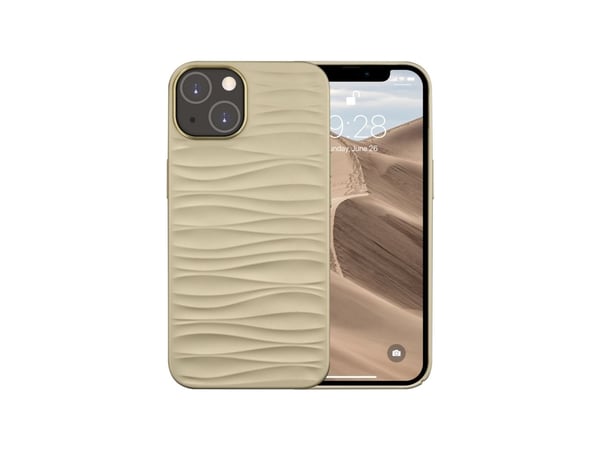 dbramante1928 Dune - Baksidedeksel for mobiltelefon - 100 % resirkulert plast - sand - for Apple iPhone 13, 14, 15, 16e, 17e