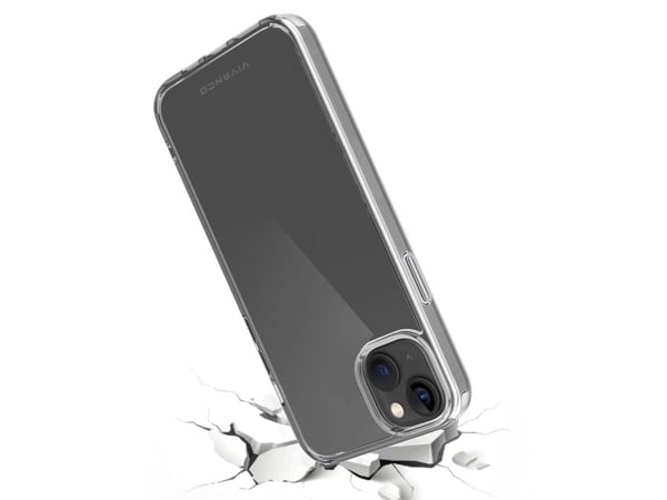 Vivanco Safe and Steady, Suojus, Apple, iPhone 14 Plus, 17 cm (6.7"), Läpinäkyvä