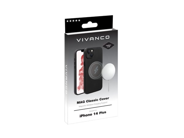 Vivanco Mag Classic, Etui, Apple, iPhone 14 Plus, 17 cm (6.7"), Svart