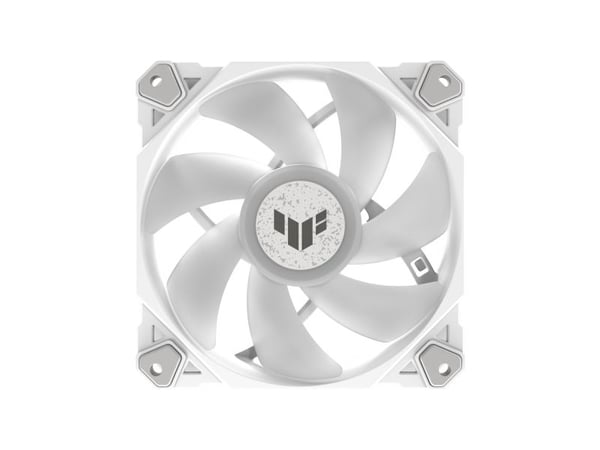 ASUS TUF Gaming TF120 ARGB - White Edition - kabinettvifte - 120 mm - hvit