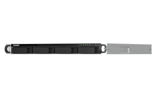 QNAP TS-464U-RP - NAS-server - 4 brønner - kan monteres i rack - SATA 6Gb/s - RAID 0, 1, 5, 6, JBOD, 10 - RAM 8 GB - 2.5 Gigabit Ethernet - iSCSI s...
