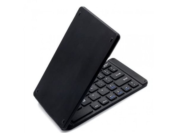 TECHly - Tastatur - foldable, for tablet and smartphone - trådløs - Bluetooth 3.0, USB - QWERTY - USA - svart