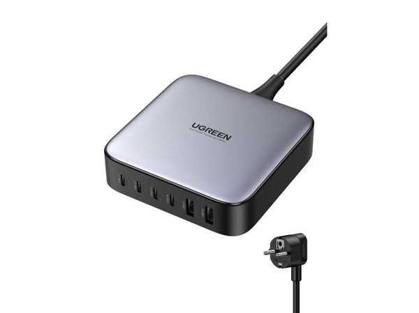 Ugreen Nexode, Sisätila, AC, 21 V, 5 A, 2 m, Musta, Harmaa