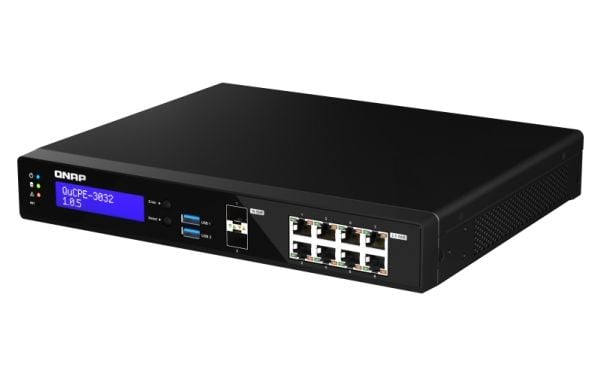 QNAP QuCPE-3032-C3558R-8G - Virtualiseringsanordning - 10GbE, 2.5GbE - skystyring - skrivebord