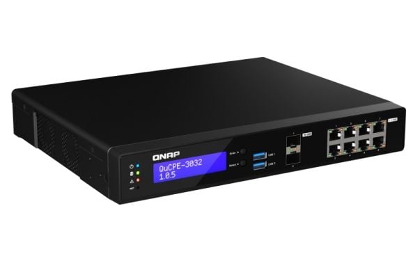 QNAP QuCPE-3032-C3558R-8G - Virtualiseringsanordning - 10GbE, 2.5GbE - skystyring - skrivebord