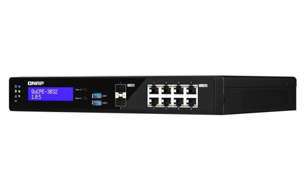 QNAP QuCPE-3032-C3558R-8G - Virtualiseringsanordning - 10GbE, 2.5GbE - skystyring - skrivebord