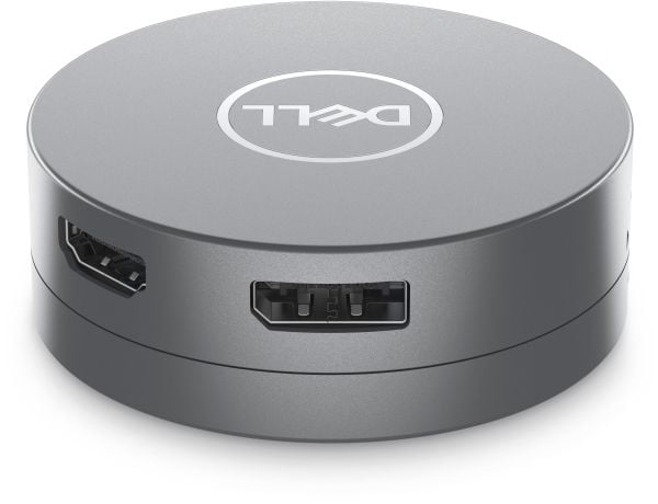 DELL DA305, Langallinen, USB 3.2 Gen 2 (3.1 Gen 2) Type-C, 10,100,1000 Mbit/s, Hopea, 3840 x 2160 pikseliä, Dell