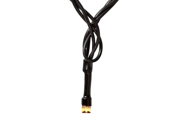 Nedis WIFILX01W50, Kjede, Hvit, IP65, Sort, 50 ampuller, LED