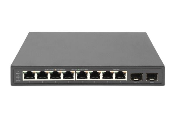 Digitus DN-80067, Hallitsematon, Gigabit Ethernet (10/100/1000), Täysin kaksipuolinen