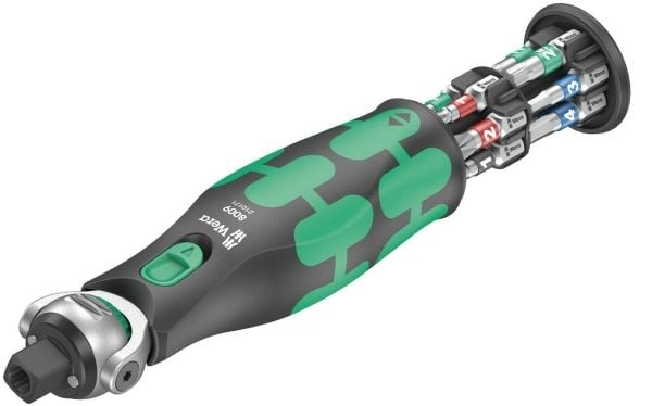 WERA RATCHET BITS 3/8" 13stk 8009 ZYKLOP LOMMESETT 1