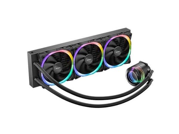 Antec VORTEX 360 ARGB, All-in-one-nesteenjäähdytin, 57,93 cfm, Musta