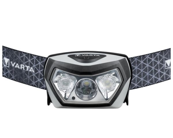 Varta 18650 101 401, Hodebåndslommelykt, Svart, Knapper, 2 m, IPX7, LED