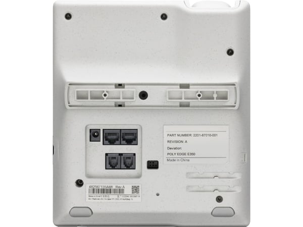 Poly Edge E300 - VoIP-telefon med anrops-ID/samtale venter - treveis anropskapasitet - SIP, SDP
