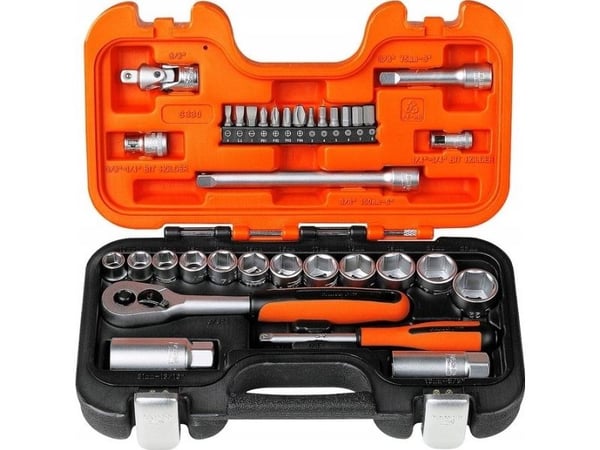 Bahco huippuavaimensarja 3/8 34 kpl - 10-22mm kärjet s330