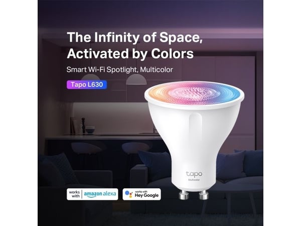 TP-Link Tapo L630, Älylamppu, Wi-Fi, Valkoinen, LED, GU10, Multi