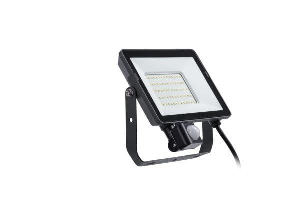 Philips ProjectLine - Flomlys - LED - 50 W - naturlig hvitt lys - 4000 K - flat - svart, blank