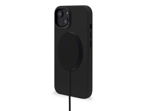 Dekodet - iPhone 14 Plus MagSafe-kompatibel beskyttelsesveske i lær (svart)