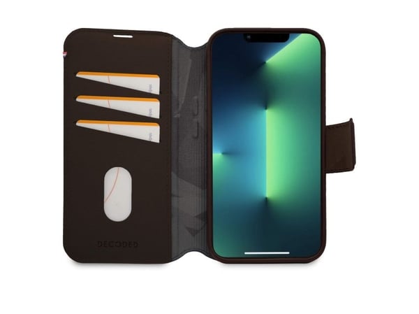 Decoded D23IPO14MDW5CHB, Lompakkokotelo, Apple, iPhone 14 Plus, 17 cm (6.7"), Ruskea