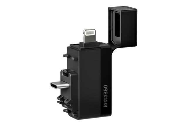 Insta360 Quick Reader - Kortleser (microSD) - Lightning/USB-C - for Insta360 X3