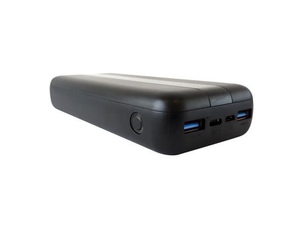 Techly I-CHARGE-2000020W, 20000 mAh, Lithium Polymer (LiPo), 20 W, Sort