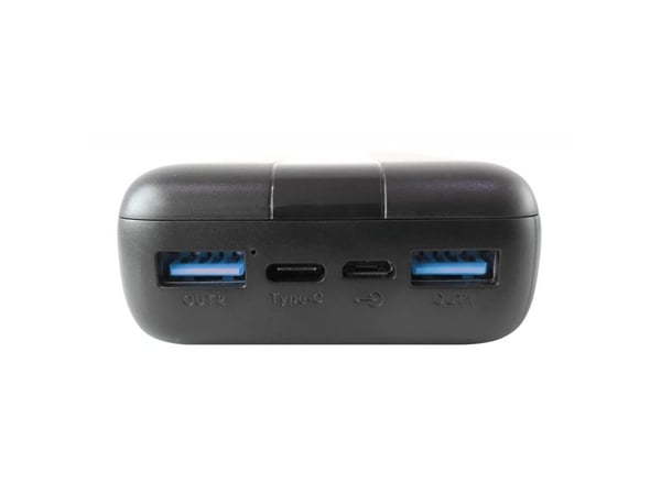 Techly I-CHARGE-2000020W, 20000 mAh, Lithium Polymer (LiPo), 20 W, Sort