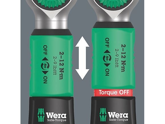 Wera 05075800001, klikkmomentnøkkel, Nm, mekanisk, 1/4", 2 - 12 Nm, stål