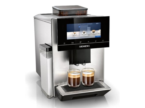 Siemens EQ900 TQ903D03 - Automatisk kaffemaskin med melkeskummer - 19 bar - rustfritt stål