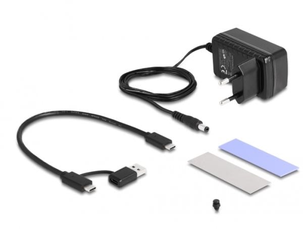 DeLOCK 64190, SATA, M.2, SATA, Mies, Musta, 0,3 m