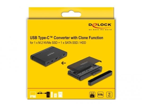 DeLOCK 64190, SATA, M.2, SATA, Mies, Musta, 0,3 m