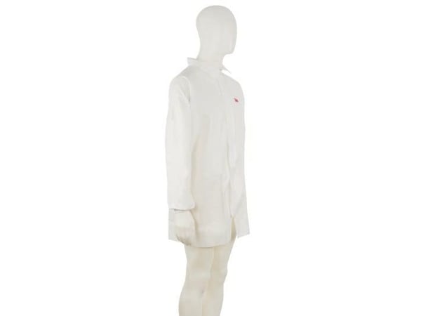 3M 4440, Hvit, L, Voksen, Unisex, Uten bentildekning, Glidelås
