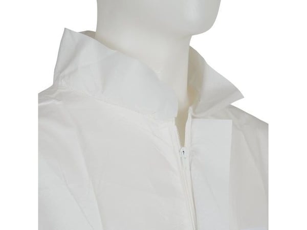 3M 4440, Hvit, L, Voksen, Unisex, Uten bentildekning, Glidelås