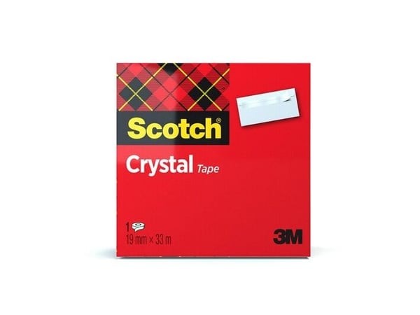 Scotch 7100027387, 33 m, Läpinäkyvä, Polypropeeni, Pahvi, Lasi, Metalli, Paperi, Kiiltävä, 2,54 cm, Laatikko