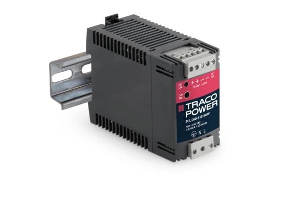 TracoPower TCL 060-112 Strømforsyning til DIN-skinne (DIN-kisko) 12 V/DC 4 A 60 W 1 x