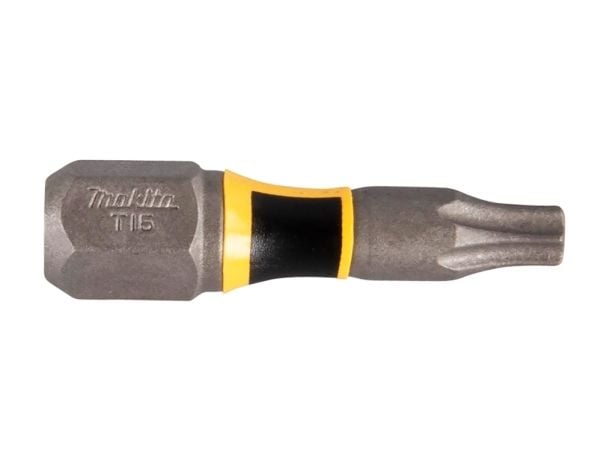 Makita Impact Premier - Skruvmejselhuvud - 2 delar - torx - T15 - 1/4" - hexagonalt - längd: 25 mm - för Makita DDF486RTJ, DHP487RAJ; XGT DA001GZ