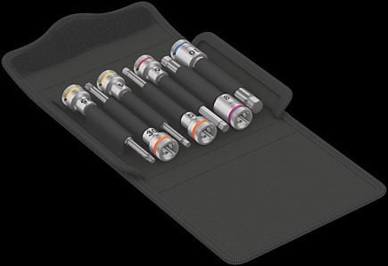 Wera Bicycle Set 8 - Pipenøkkelsett - 7 deler - 3/8" - inn folding bag