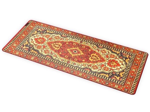 KRUX Space XXL Carpet, Rød, Bilde, Mikrofiber, Antiskliunderlag, Musematte til gaming