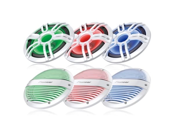Pioneer Audio RGB Color Illumination LED-valosarja 10 tommerin subwooferiin