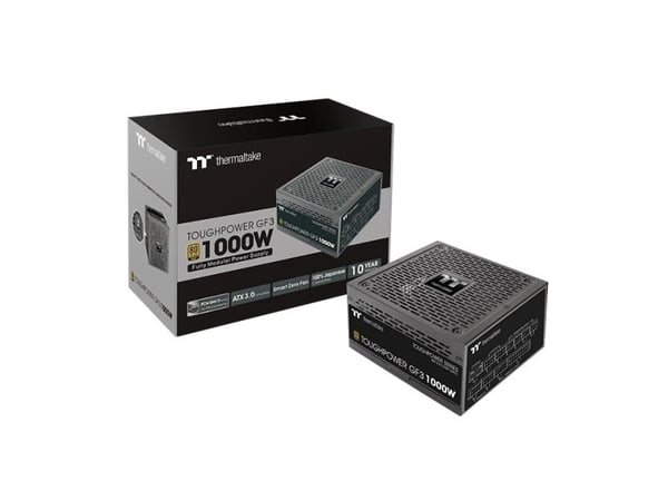Thermaltake ToughPower GF3 - Strømforsyning (intern) - 80 PLUS Gold - aktiv PFC