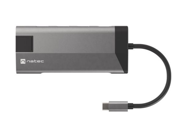 NATEC MULTIPORT FOWLER PLUS USB-C, HDMI 4K, RJ45 NATEC MULTIPORT FOWLER PLUS USB-C, HDMI 4K, RJ45