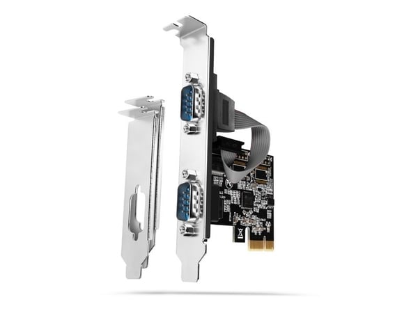 AXAGON PCEA-S2N - Seriell adapter - PCIe 2.0 x16 - RS-232 x 2
