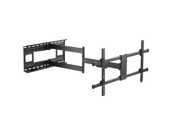 TECHly - Monteringssett (forlengerarm) - for LCD-skjerm - solid stål - svart - skjermstørrelse: 43"-80" - veggmonterbar