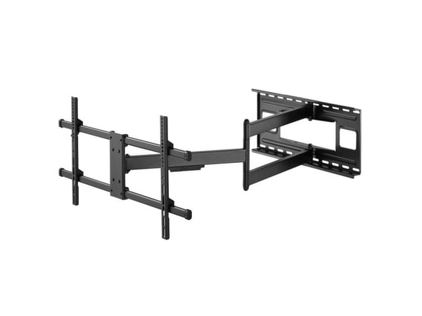 TECHly - Monteringssett (forlengerarm) - for LCD-skjerm - solid stål - svart - skjermstørrelse: 43"-80" - veggmonterbar