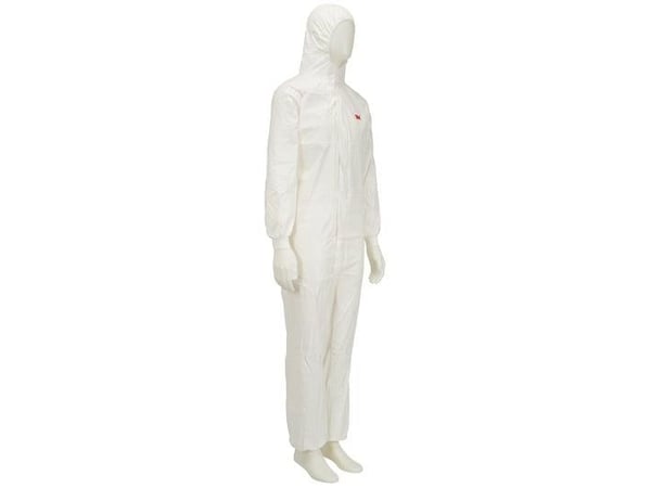 3M 4545, Vit, L, Vuxen, Unisex, Dragkedja, Front