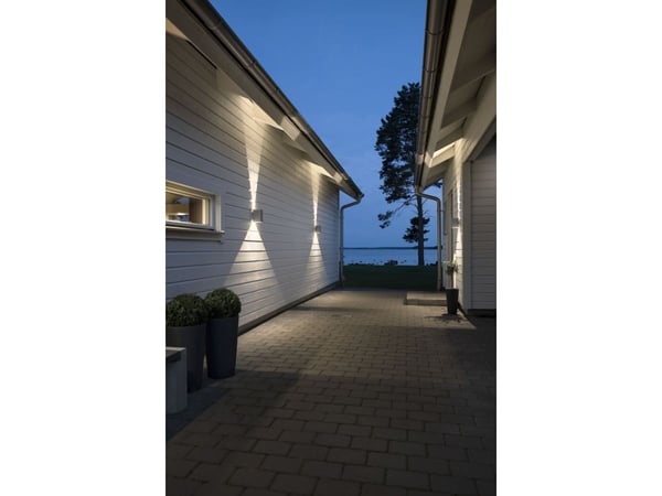 Konstsmide 7940-800, Appeared, Rektangel, 2 pære(r), IP54, Messing