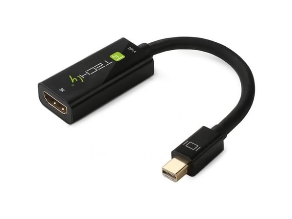 Techly IADAP MDP-HDMIF8K, Mini DisplayPort, HDMI, Hankoppling, Honkoppling, Rak, Rak
