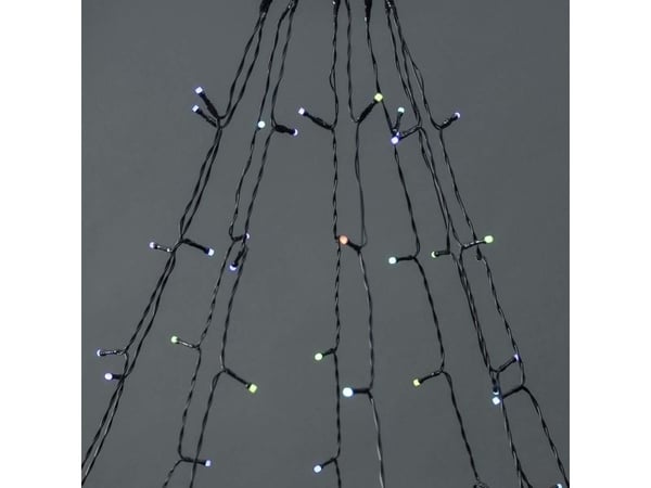 Nedis SmartLife - Kjedelys - LED - 6 LED/m - 5,7 W - Klasse G - RGB-lys - tre - svart - for P/N: PEBX01OG, PESTD01OG