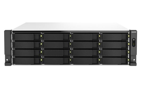 QNAP TS-h2287XU-RP, NAS, Teline ( 3U ), Intel Xeon E, E-2336, Musta, Valkoinen