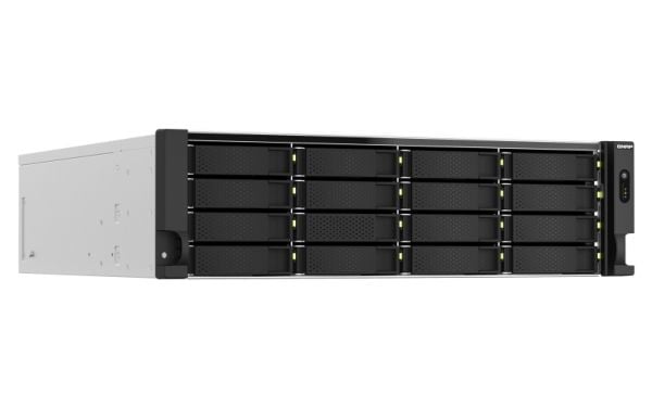 QNAP TS-h2287XU-RP, NAS, Teline ( 3U ), Intel Xeon E, E-2336, Musta, Valkoinen