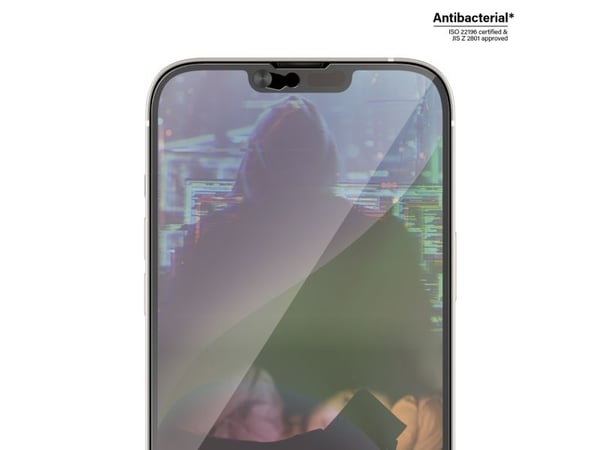 PanzerGlass CamSlider - Skjermbeskyttelse for mobiltelefon - omslagskompatibel - glass - rammefarge svart - for Apple iPhone 13 Pro Max, 14 Plus
